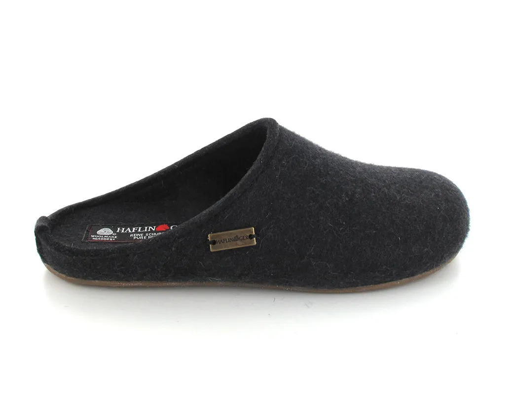 HAFLINGER® Wool Felt Slipper | Everest Fundus, Graphite
