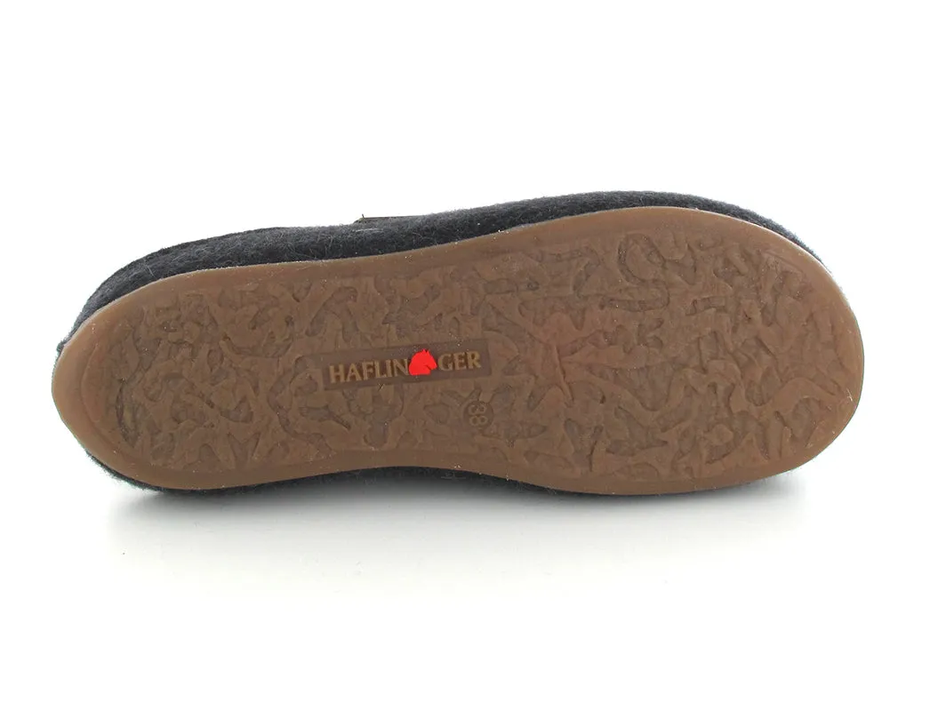 HAFLINGER® Wool Felt Slipper | Everest Fundus, Graphite