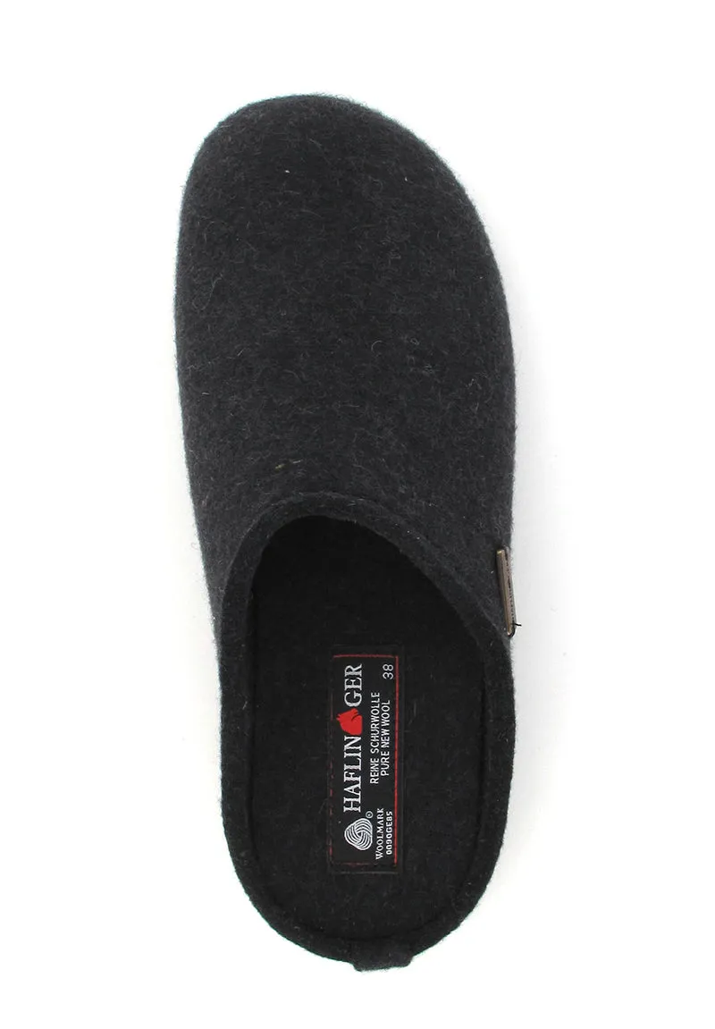 HAFLINGER® Wool Felt Slipper | Everest Fundus, Graphite