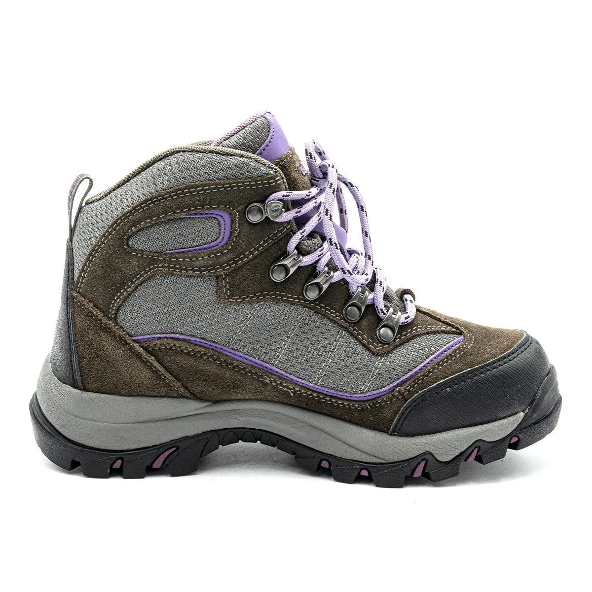 Hi Tec Skamani Waterproof Hiking Boots Fabric Grey Colour For Women