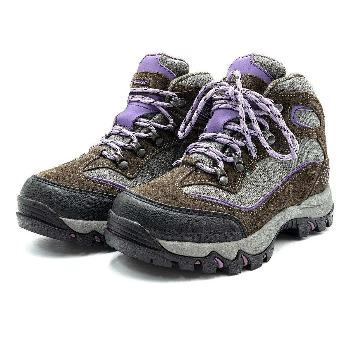 Hi Tec Skamani Waterproof Hiking Boots Fabric Grey Colour For Women