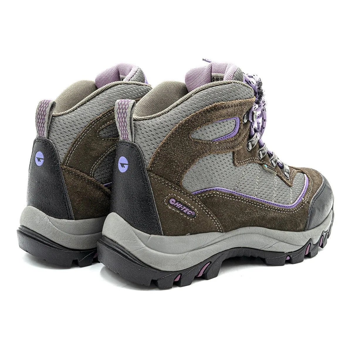 Hi Tec Skamani Waterproof Hiking Boots Fabric Grey Colour For Women