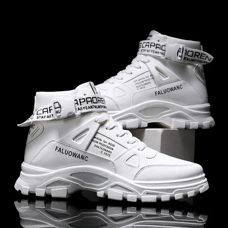 High-top sports sneakers