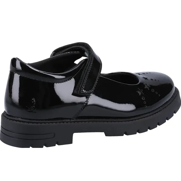 Hush Puppies Girls School Shoe Sabrina Snr Black Patent