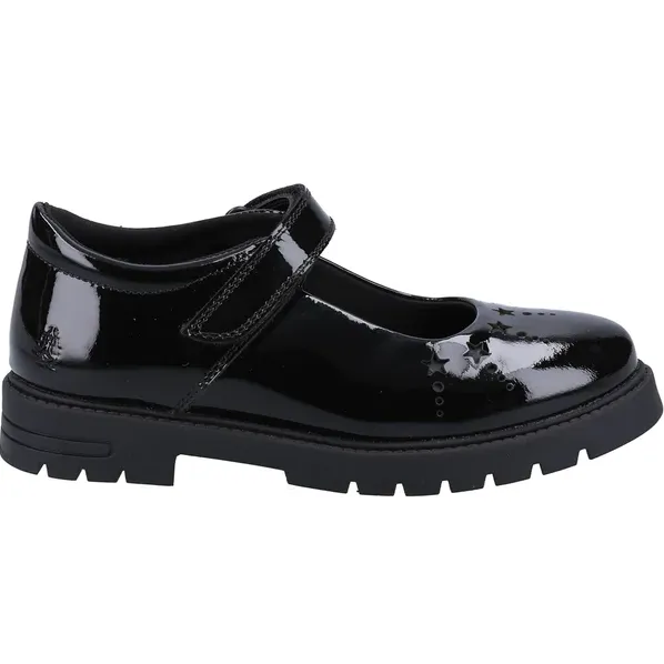 Hush Puppies Girls School Shoe Sabrina Snr Black Patent