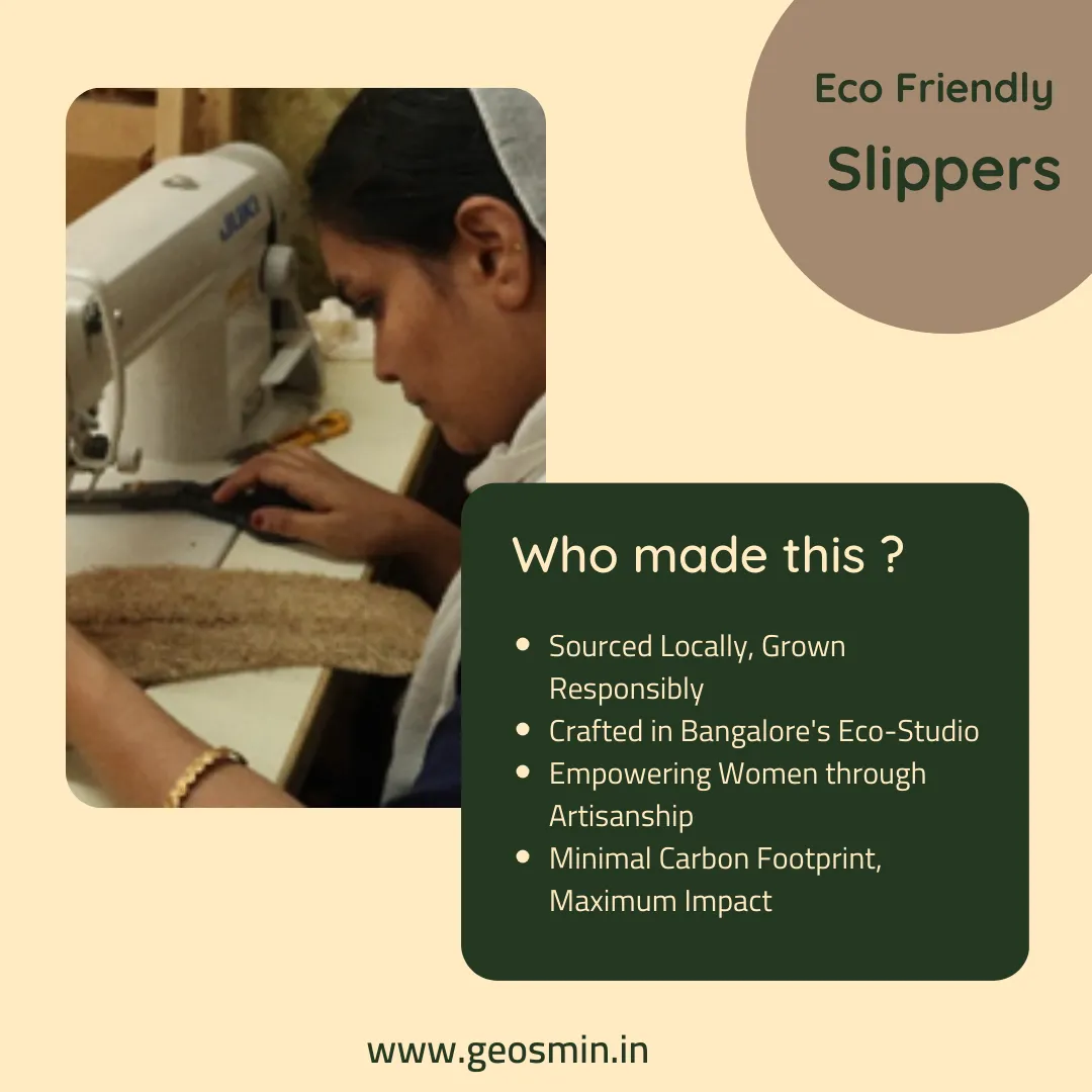 Indoor slippers – loofah | closed toe slidders