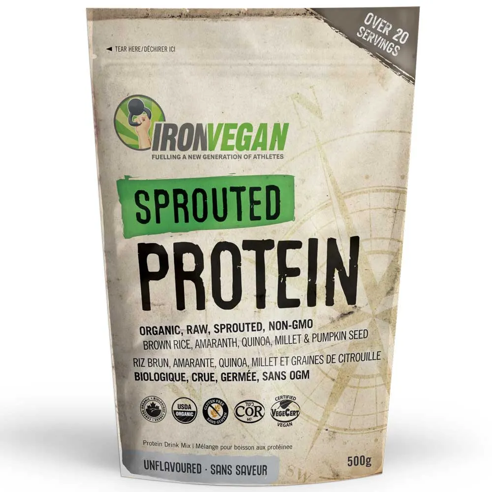 IronVegan Sprouted Protein - Unflavoured (500g)