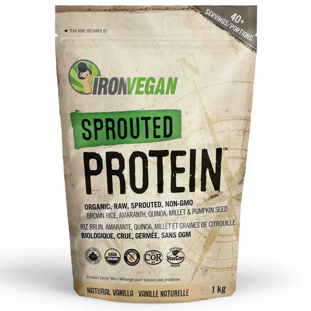 IronVegan Sprouted Protein - Vanilla (1kg)