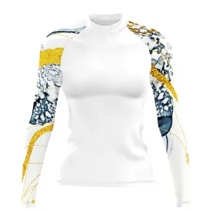 Ivory - Women's Surf UPF50  Long Sleeve Rash Guard