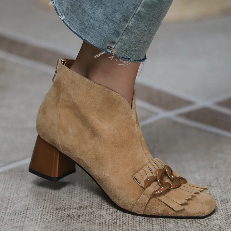 Janice Handmade Ankle Boots