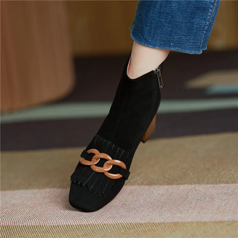 Janice Handmade Ankle Boots