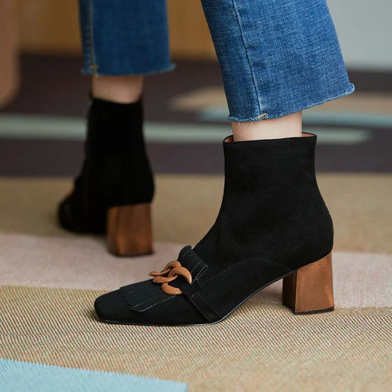 Janice Handmade Ankle Boots