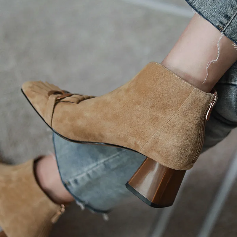 Janice Handmade Ankle Boots