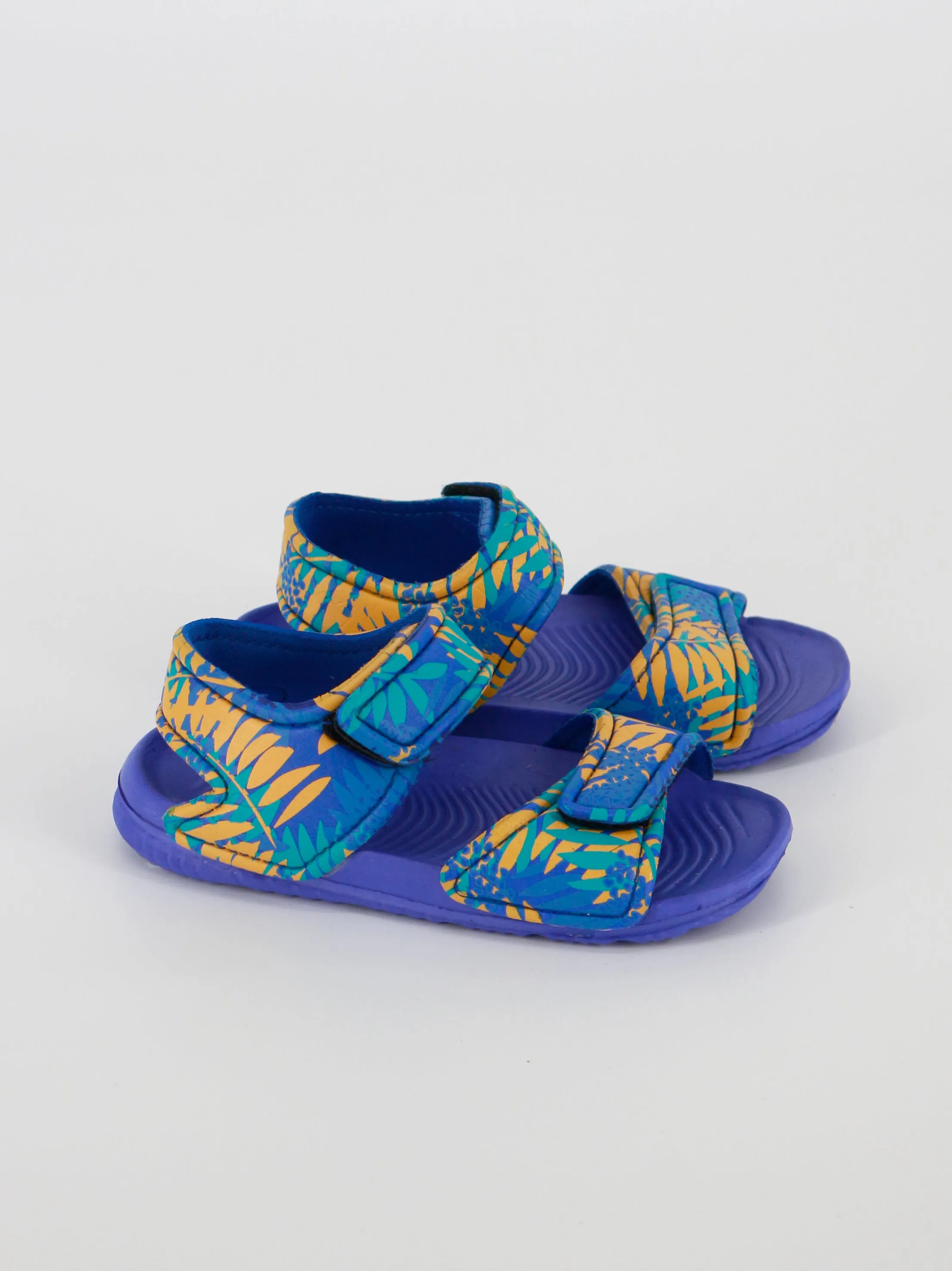 Kids Boy Graphic Printed Velcro Sandals,Multi