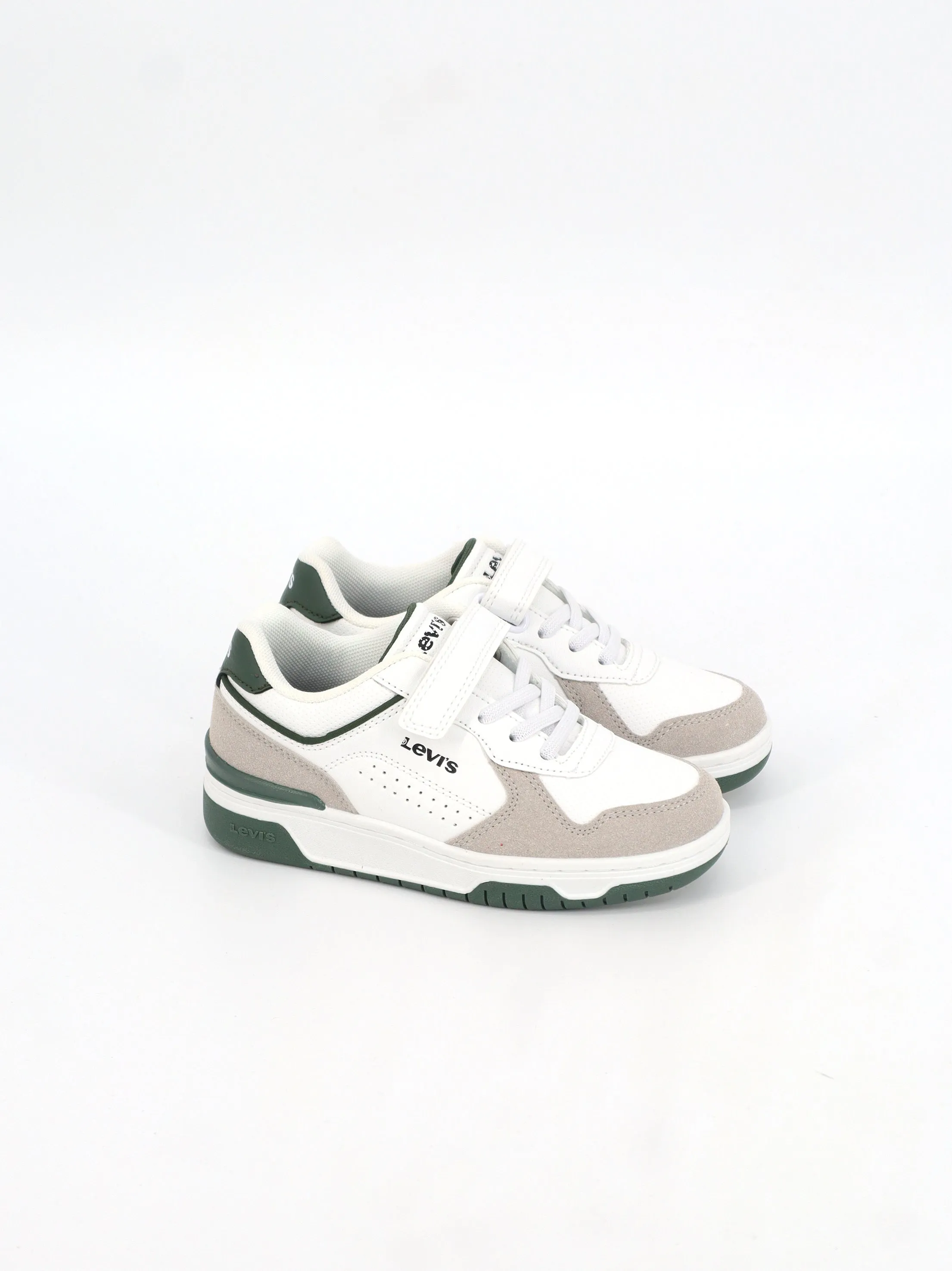 Kids Boy's Textured Sneakers,White