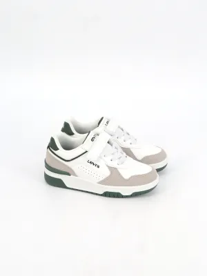 Kids Boy's Textured Sneakers,White