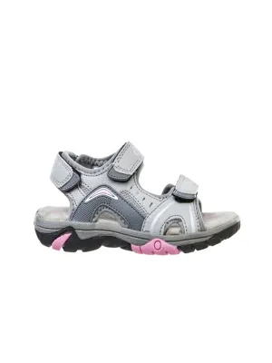 kids Girl open Toe Strap sandal,Grey