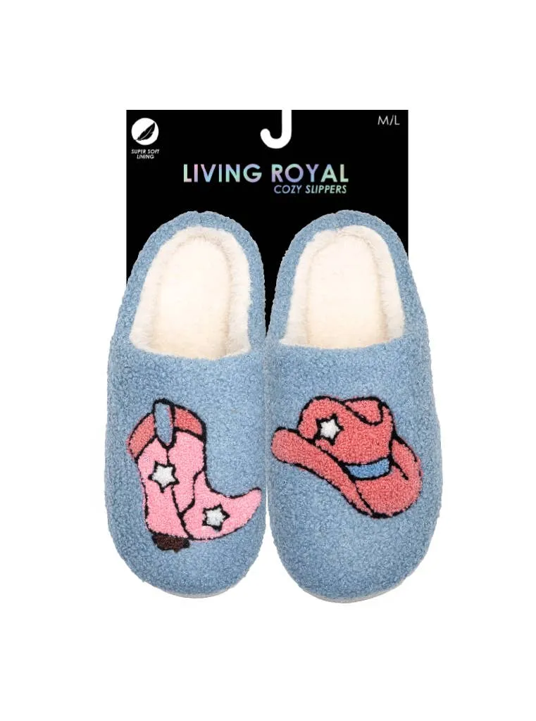 Kids Shark Slippers - Blue: LITTLE KIDS 9-12