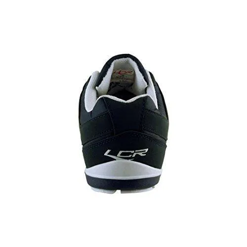 Lancer Men's Black and White Mesh Running Shoes - 7 UK (PERTH BLACK WHITE-41)