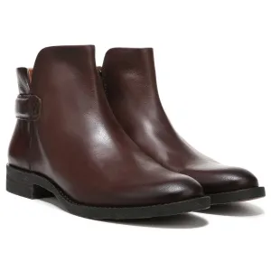 Lara Brown Leather Franco Sarto Ankle Boots