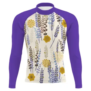 Lavender V1 - Men's Surf UPF50  Long Sleeve Rash Guard