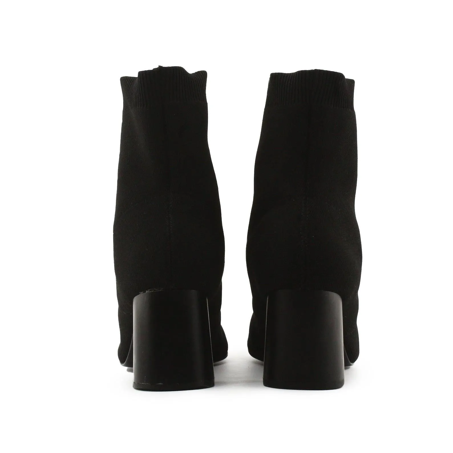 Lefties Block Heels Sock Boots | Textile