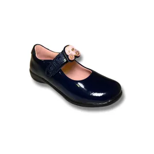 Lelli Kelly Girls School Shoe Carrie2 Blue Patent