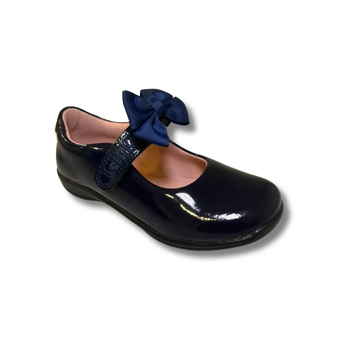 Lelli Kelly Girls School Shoe Carrie2 Blue Patent