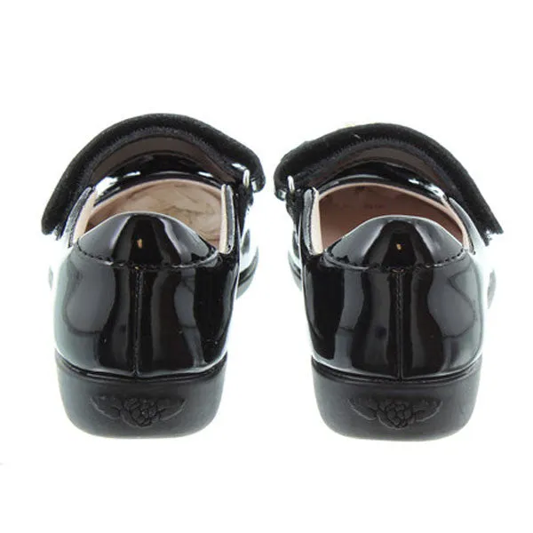 Lelli Kelly LK8311 Tallulah Black Patent Velcro School Shoes