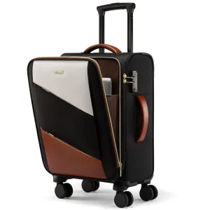 LOVEVOOK 20-Inch Carry On Luggage with Spinner Wheels