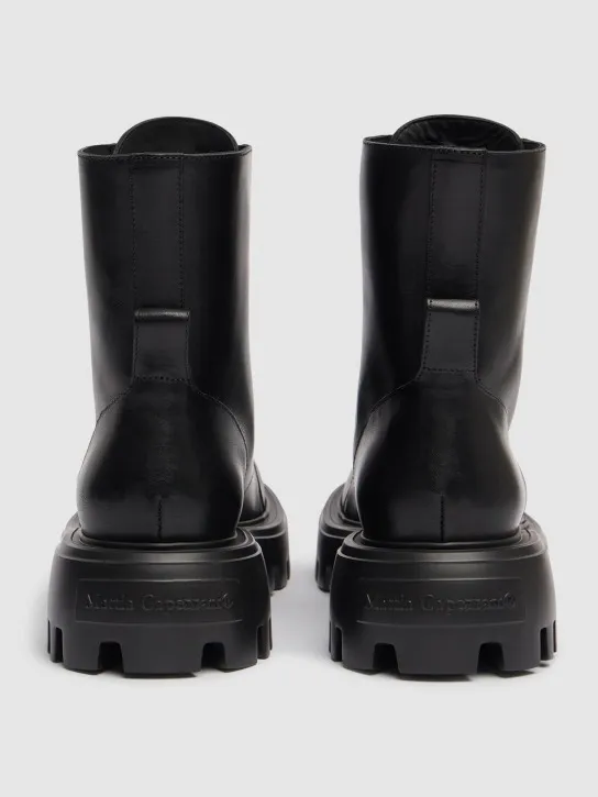 Mattia Capezzani   Zipped leather ankle boots 