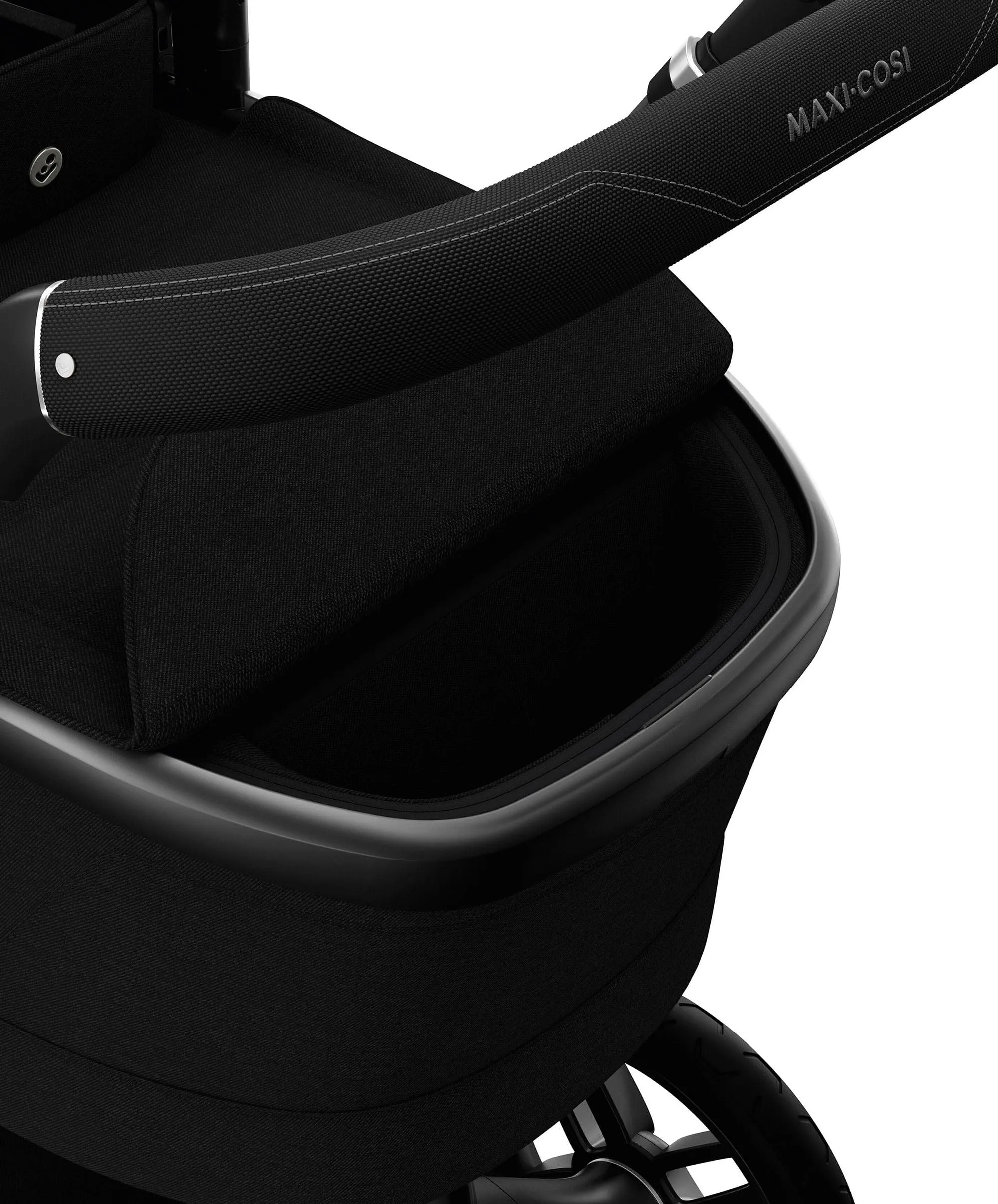 Maxi-Cosi Fame Pushchair & Carrycot - Black with Black Wheels