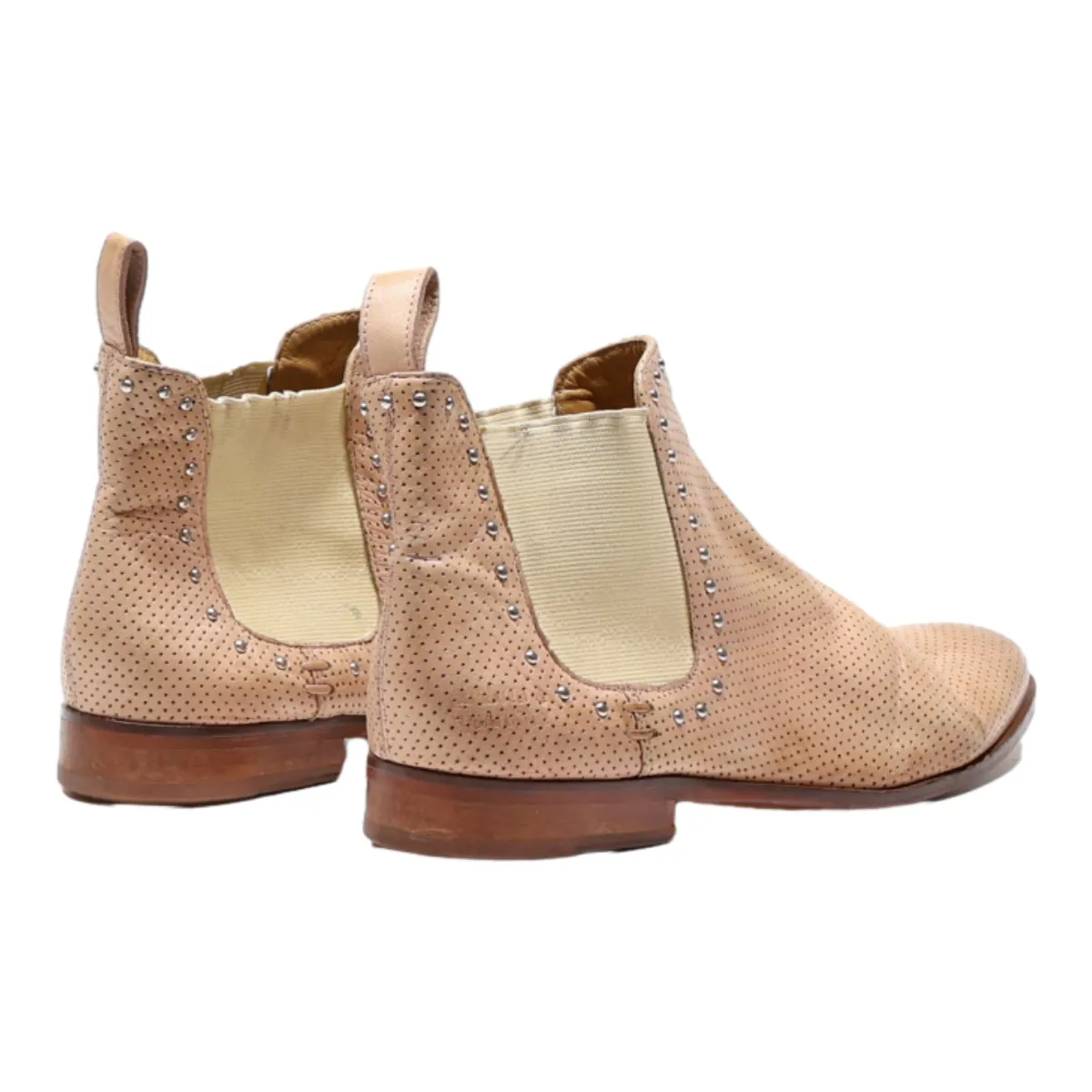 MELVIN & HAMILTON Ankle Boots Beige Synthetic Womens UK 5