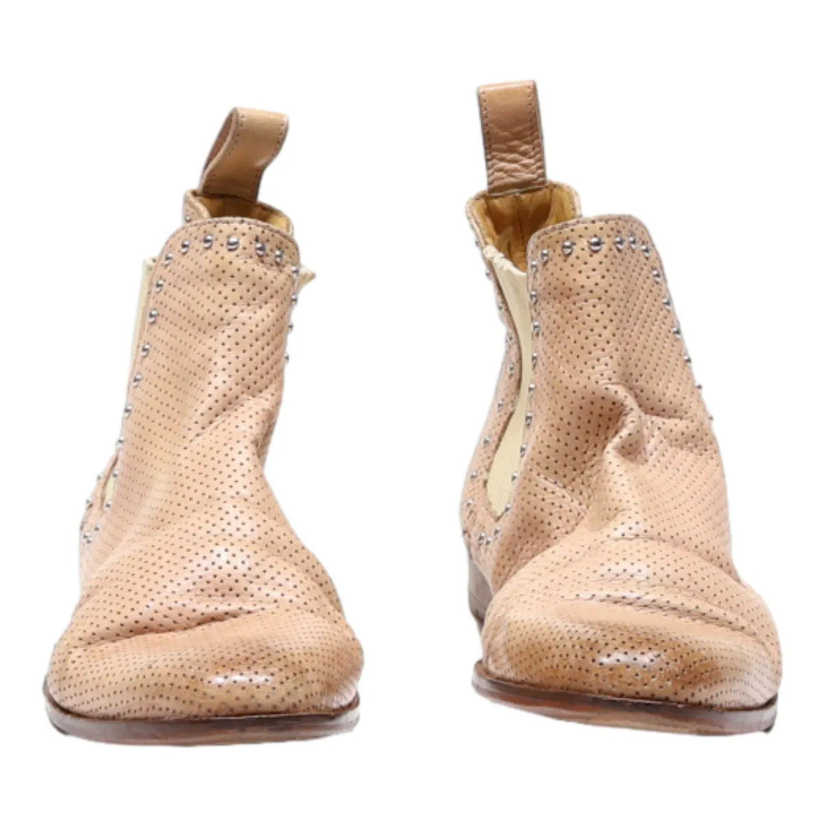 MELVIN & HAMILTON Ankle Boots Beige Synthetic Womens UK 5