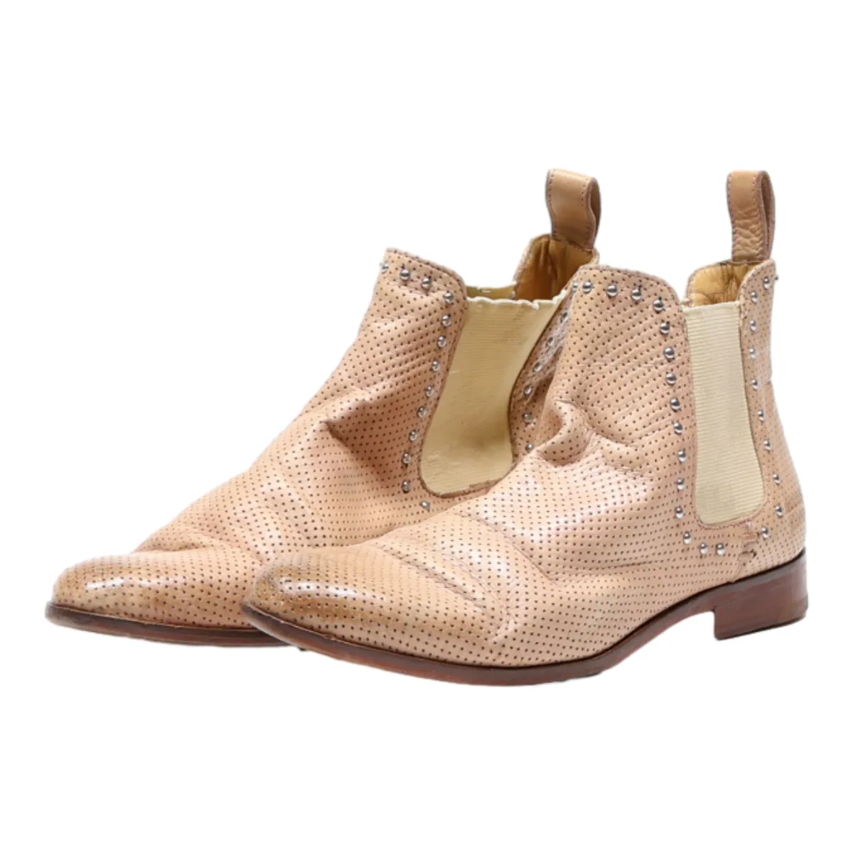 MELVIN & HAMILTON Ankle Boots Beige Synthetic Womens UK 5