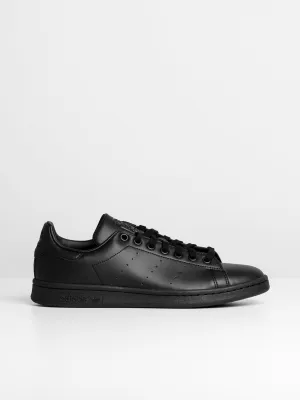 MENS ADIDAS STAN SMITH SNEAKERS - BLACK - CLEARANCE