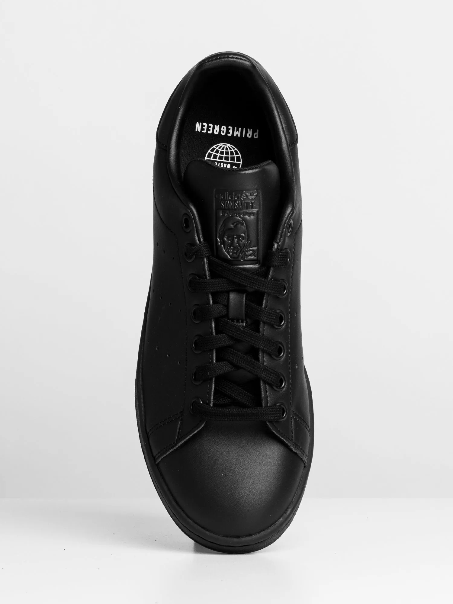 MENS ADIDAS STAN SMITH SNEAKERS - BLACK - CLEARANCE