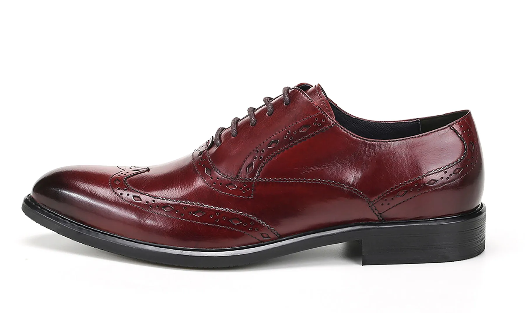 Men's Lace-up Brogues Leather Oxfords