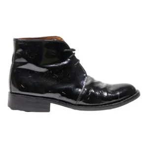 MISTER MINT Ankle Boots Black Leather Womens UK 6