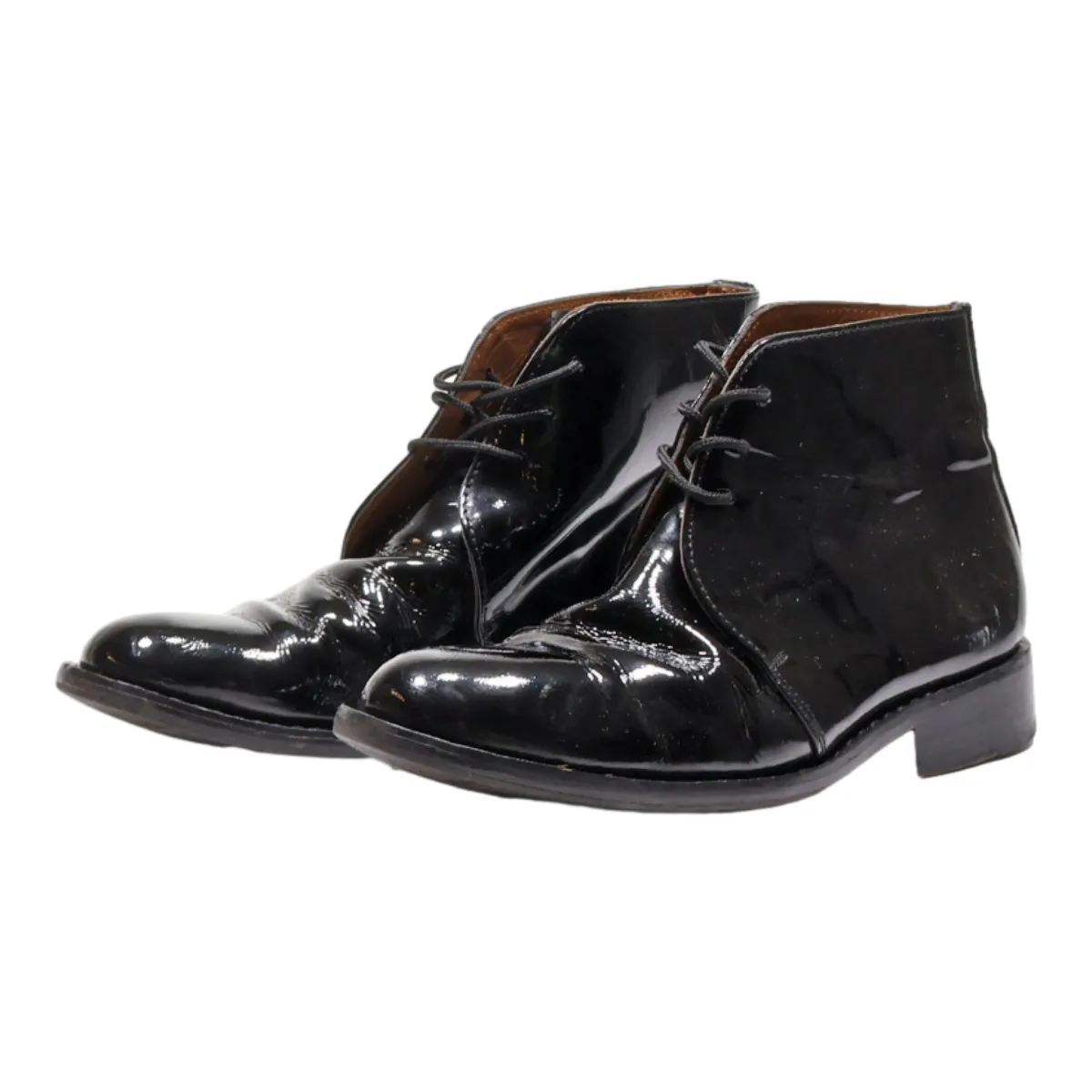 MISTER MINT Ankle Boots Black Leather Womens UK 6
