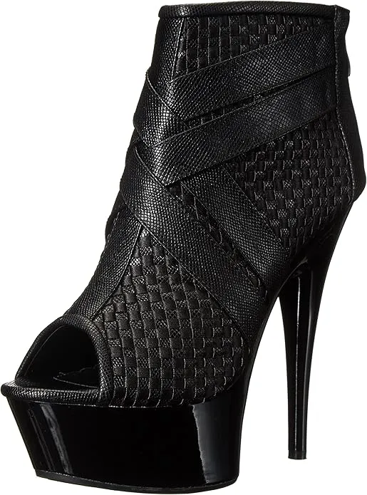 Monic-609 Patterned Ankle Bootie