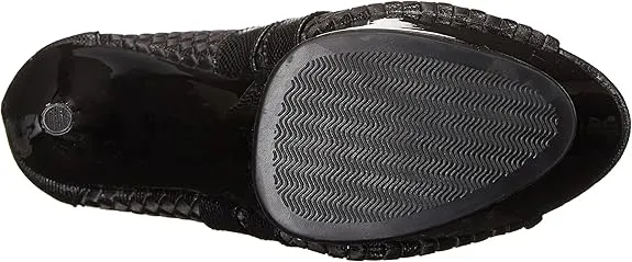 Monic-609 Patterned Ankle Bootie