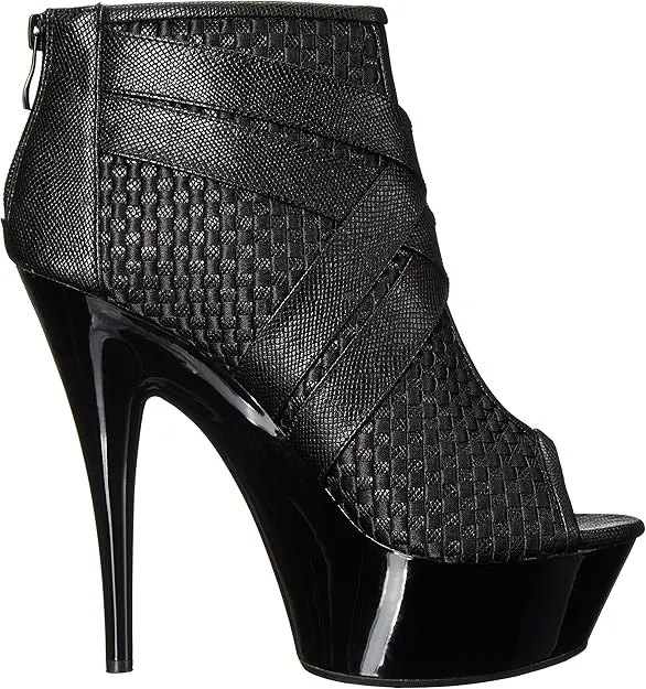 Monic-609 Patterned Ankle Bootie
