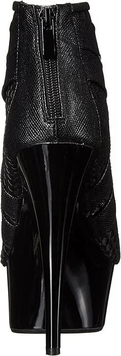 Monic-609 Patterned Ankle Bootie