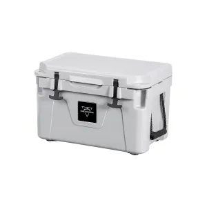 Monoprice 25 ltr Hard Sided Ice Chest Cooler, Gray