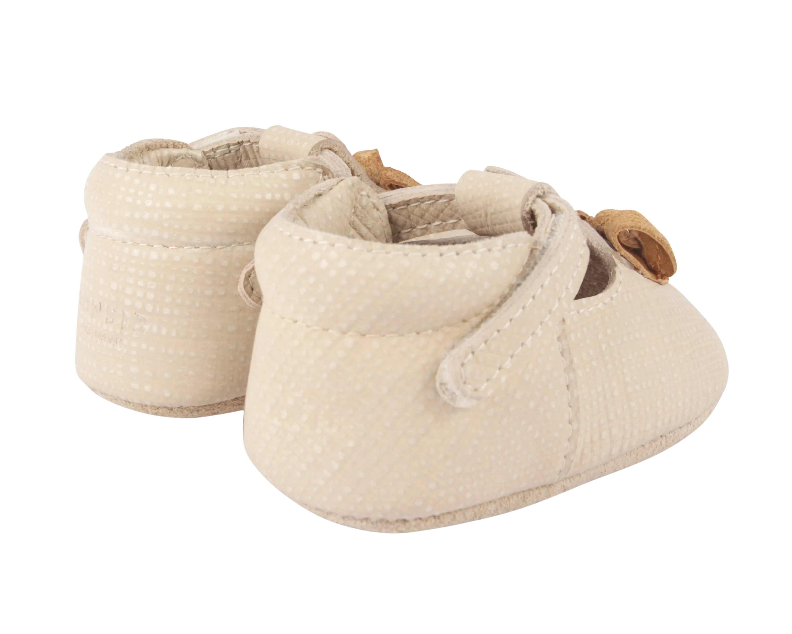 Nanoe Shoes | Banana | Cream Scored Leather