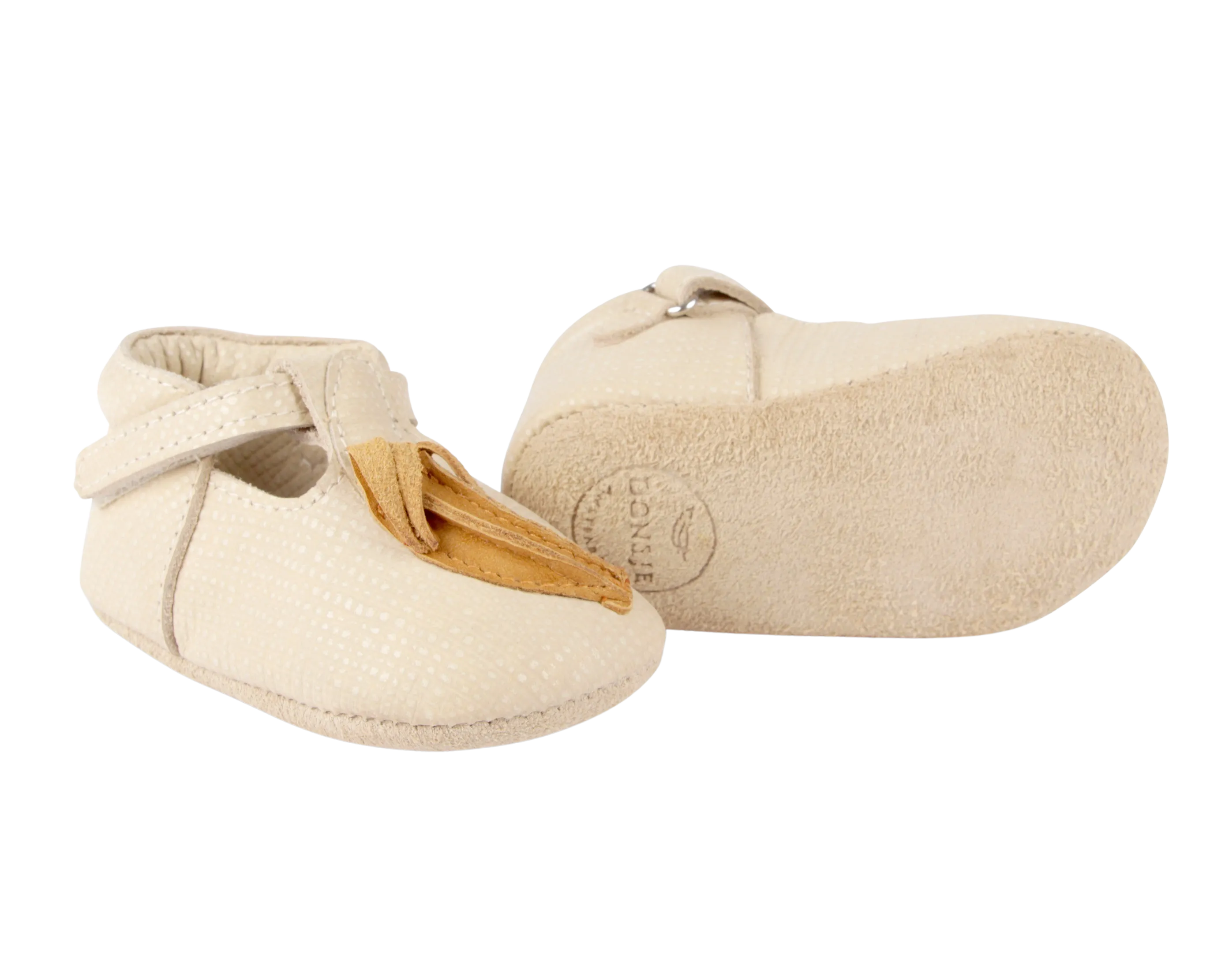 Nanoe Shoes | Banana | Cream Scored Leather