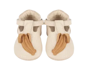 Nanoe Shoes | Banana | Cream Scored Leather