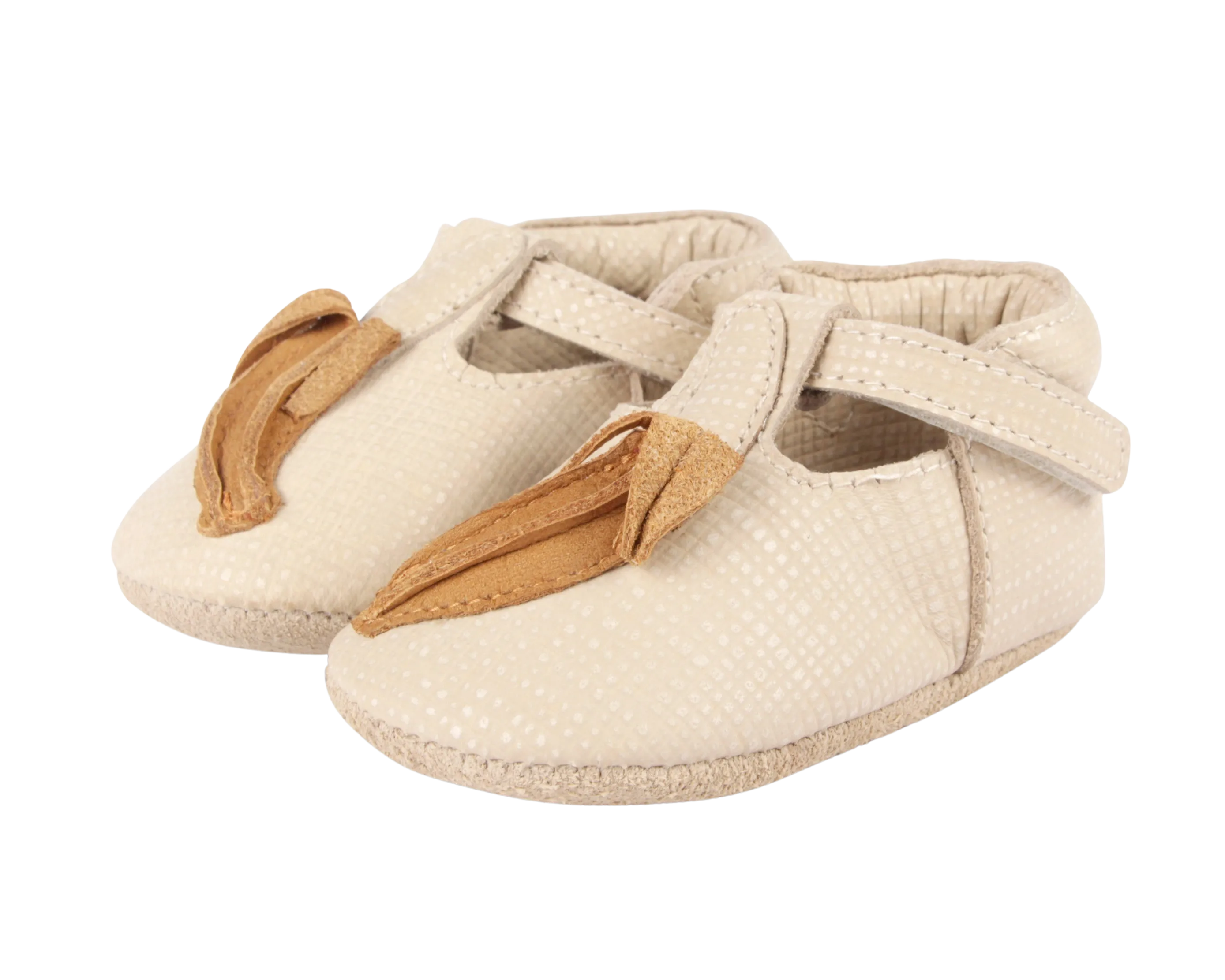 Nanoe Shoes | Banana | Cream Scored Leather