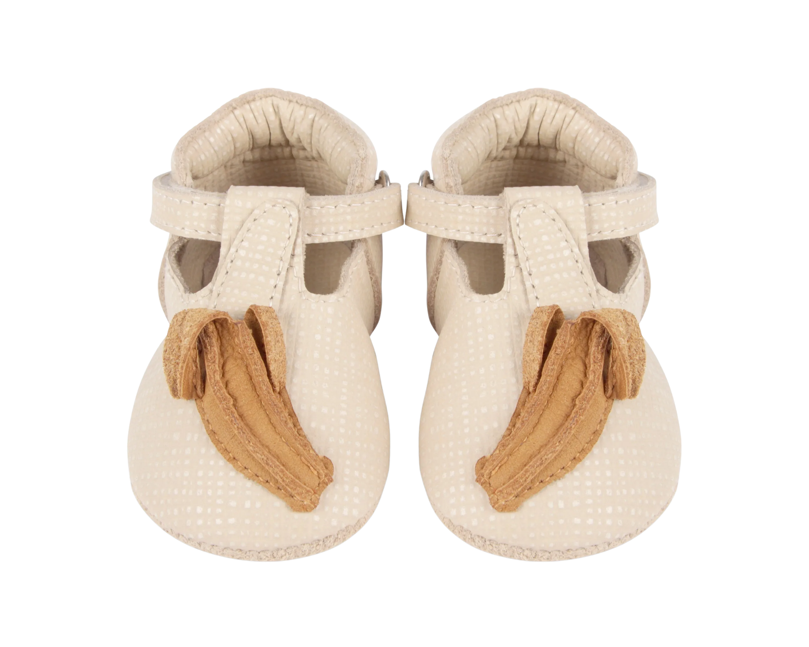 Nanoe Shoes | Banana | Cream Scored Leather